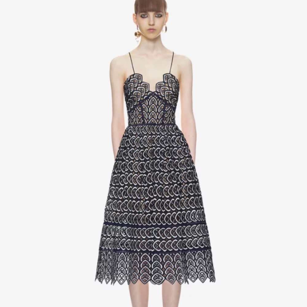 Self portrait inspired dress